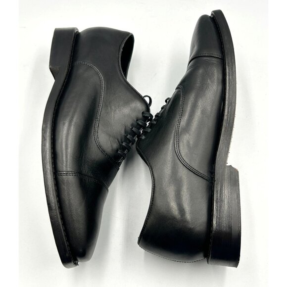 Thursday Men\'s Black Leather Everyday Cap Toe Oxford  Dress Shoes Size 8 3269 main image 16